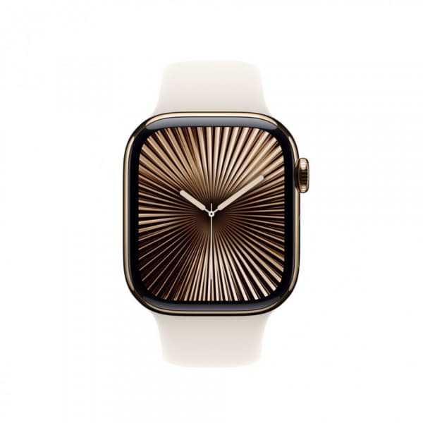 Apple Watch 42 mm stjärnvit sportarmband, S/M