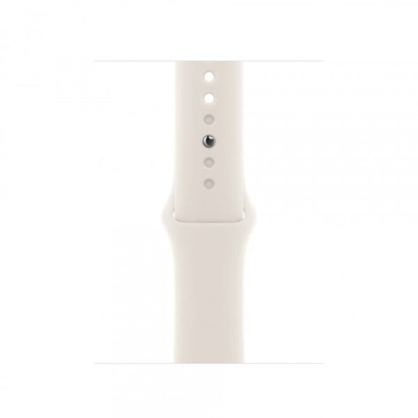 Apple Watch 42 mm stjärnvit sportarmband, S/M