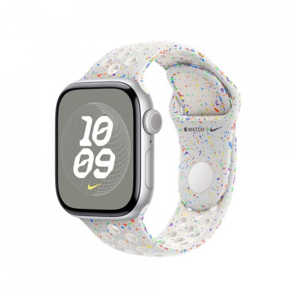 Apple Watch 42 mm Pure Platinum Nike Sport -ranneke, M/L (MYJN3)