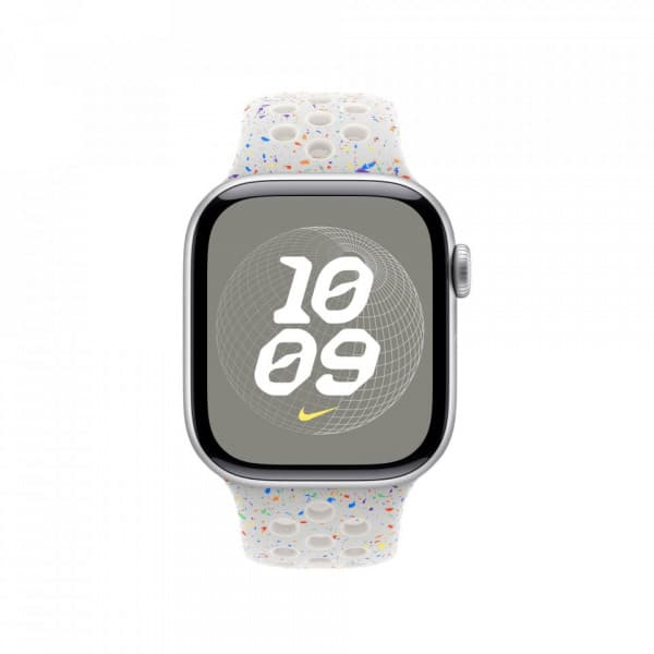 Apple Watch 42 mm Pure Platinum Nike Sport -ranneke, M/L (MYJN3)