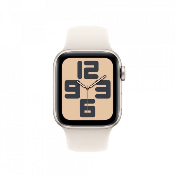 Apple Watch 40 mm tähtivalkea urheiluranneke, S/M
