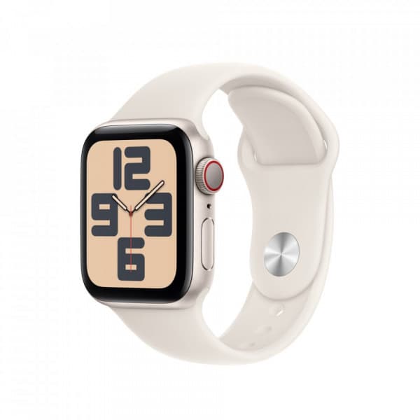 Apple Watch 40 mm tähtivalkea urheiluranneke, S/M