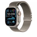 Miniatyrbild 2 av 3: Apple Watch 49 mm naturlig titan med italienskt Milanese-armband, liten