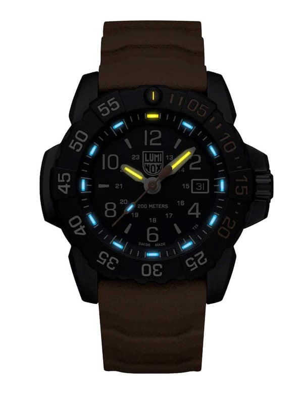 Mens Watch Luminox XS.3253.CBNSF.SET, Quartz, 45mm, 20ATM