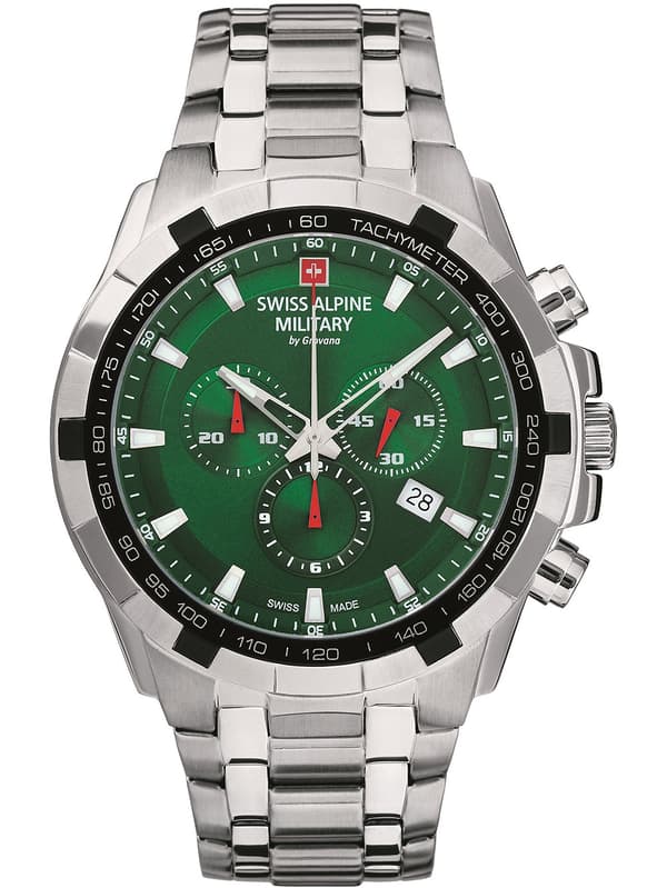 Mens Watch Swiss Military 7043.9134, Quartz, 47mm, 10ATM
