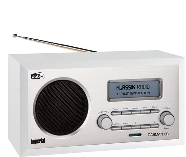 Imperial DABMAN 30 Personal Analog & digital Silver, White