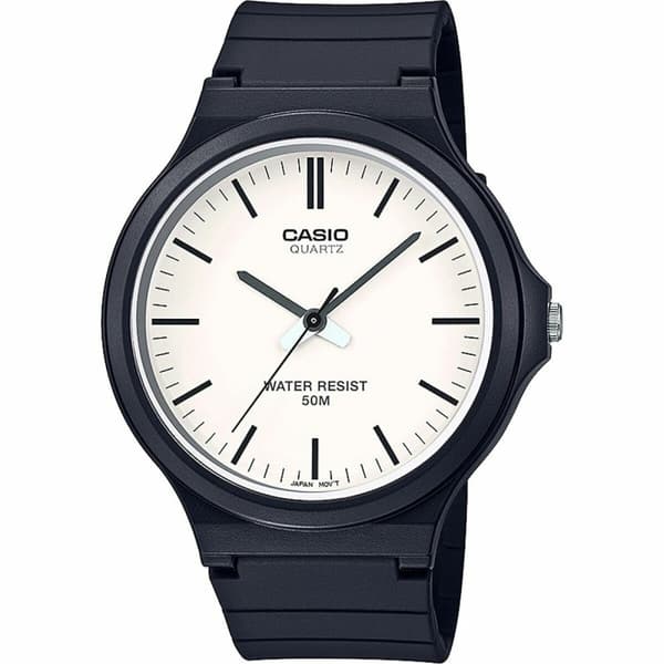 Unisexklocka Casio MW-240-7EVEF Vit Svart