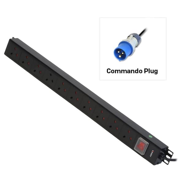 VERTICAL 10 WAY PDU10 X UK