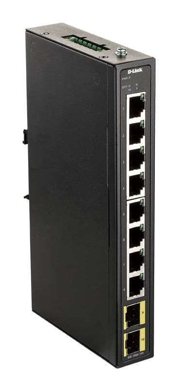 D-Link Industrial Gigabit Unmanaged Switch with 2 SFP slots