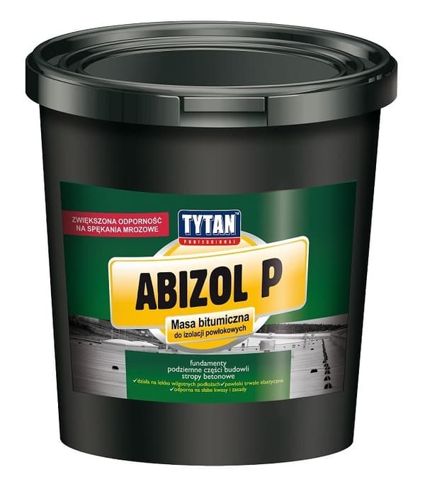 Abizol P Tytan bituminous mass for coating isolation 18kg