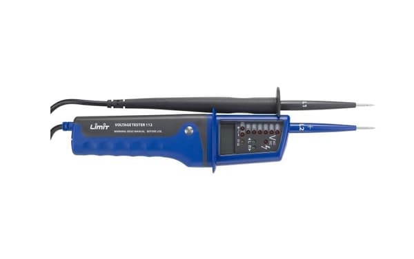 Limit voltage tester with display