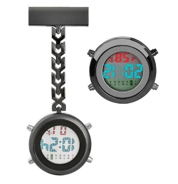 Digital Sjuksköterskeklocka m Belysning Alarm mm . Vårdklocka