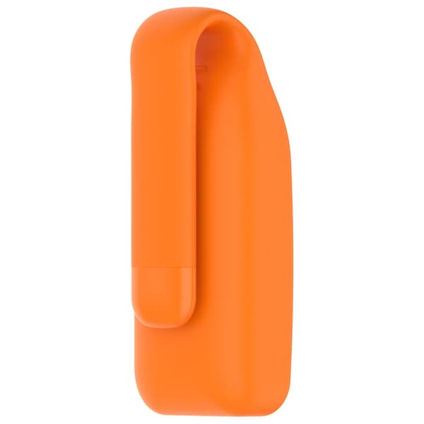 INF Stålklipsspenne for Huawei Band 10/9/8 - Silikon Oransje