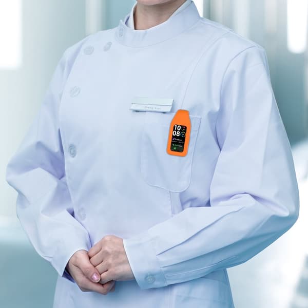 INF Stålklipsspenne for Huawei Band 10/9/8 - Silikon Oransje