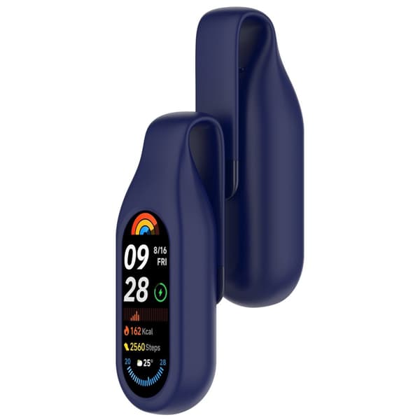 INF Säkert Clipfäste för Xiaomi Mi Band 10, 9 och 8 Orange