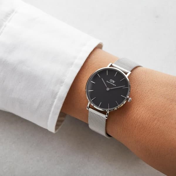 Daniel Wellington DW00100162 Classic Petite Sterling -naisten kello