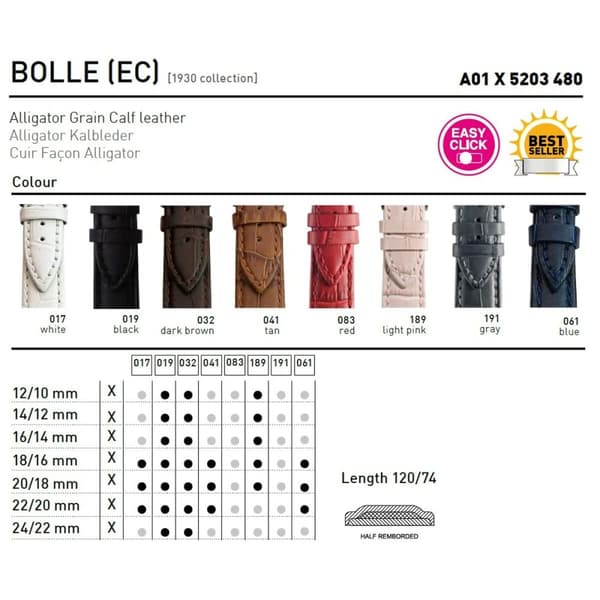 Klockarmband Morellato A01X5203480019CR12 12 mm
