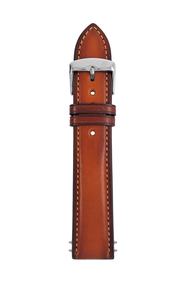 Leather strap Zeppelin in brown, 22 mm