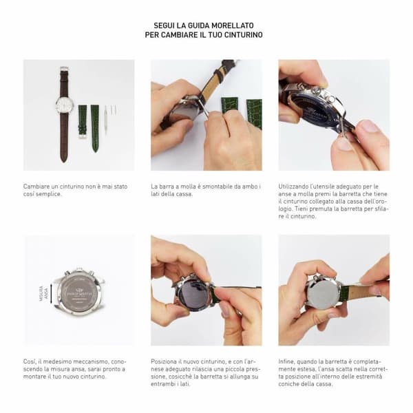 Rem til Ur Morellato A01X4909C18883CR22 22 mm