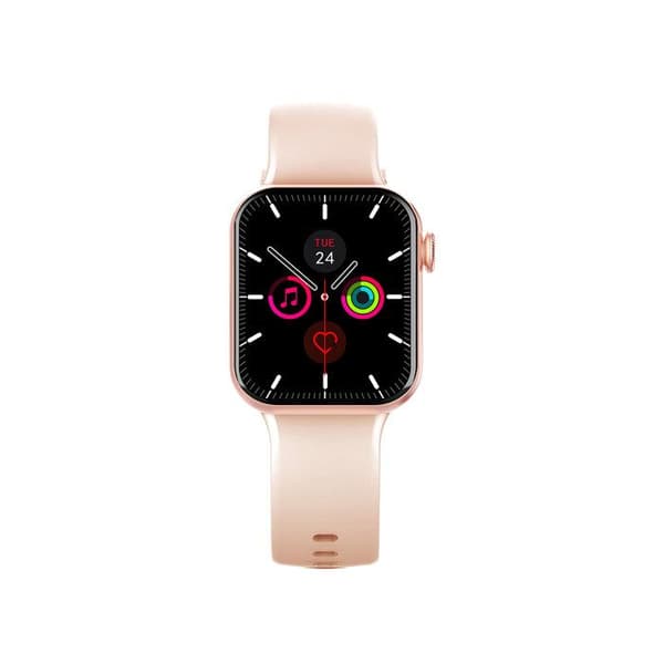 Montre Connectée Carrée Bluetooth Autonomie 7 dagar Vattentålighet IP67 BigBen Connected Rosa