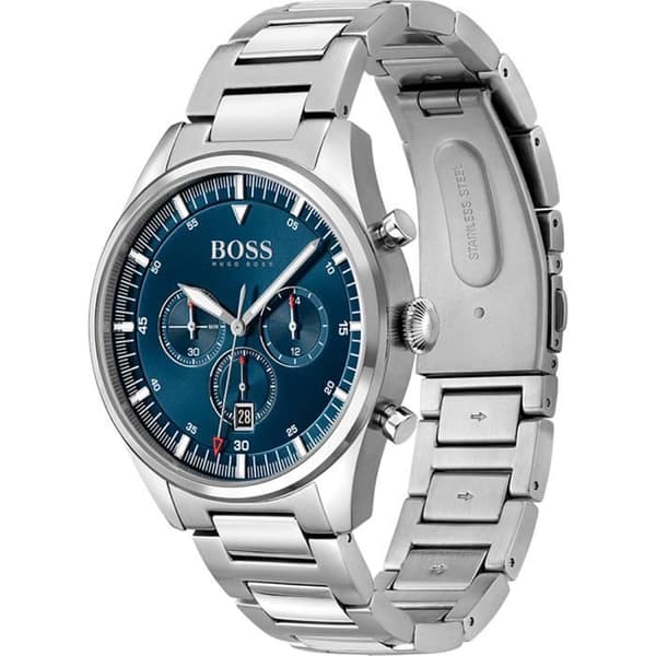 Klocka - Hugo Boss - 1513867 - Kvarn - Chronograph - Rostfritt stål Silver