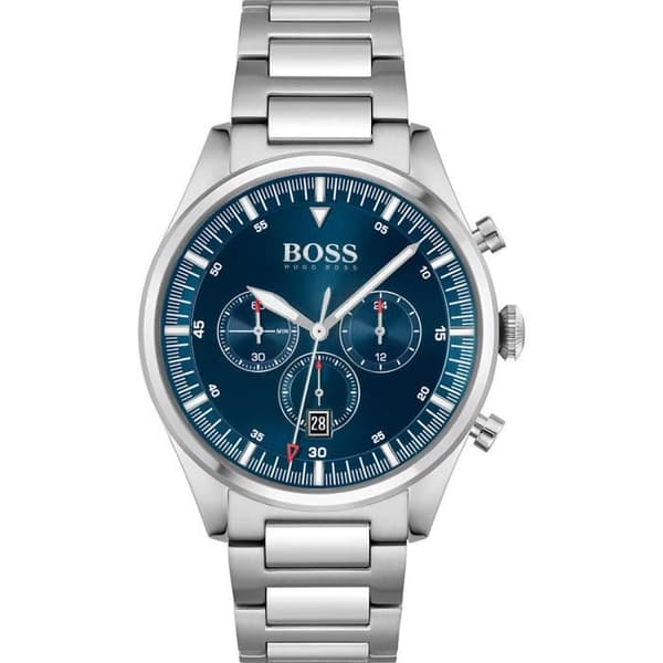 Klocka - Hugo Boss - 1513867 - Kvarn - Chronograph - Rostfritt stål Silver