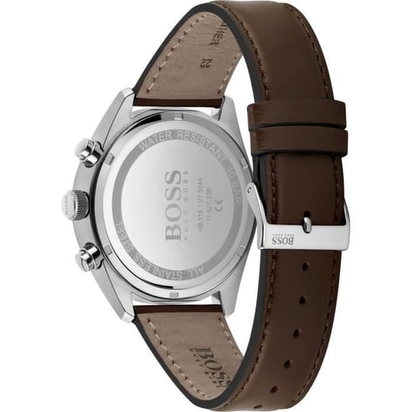 Hugo Boss-herrklocka med kvartsurverk i läder - 1513815
