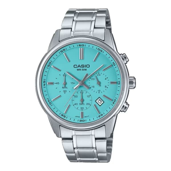 Herreur Casio CHRONO DATE - AQUA GREEN