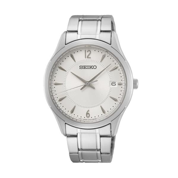 Herreur Seiko SUR417P1 Grå Sølvfarvet (Grå) (Sølvfarvet)
