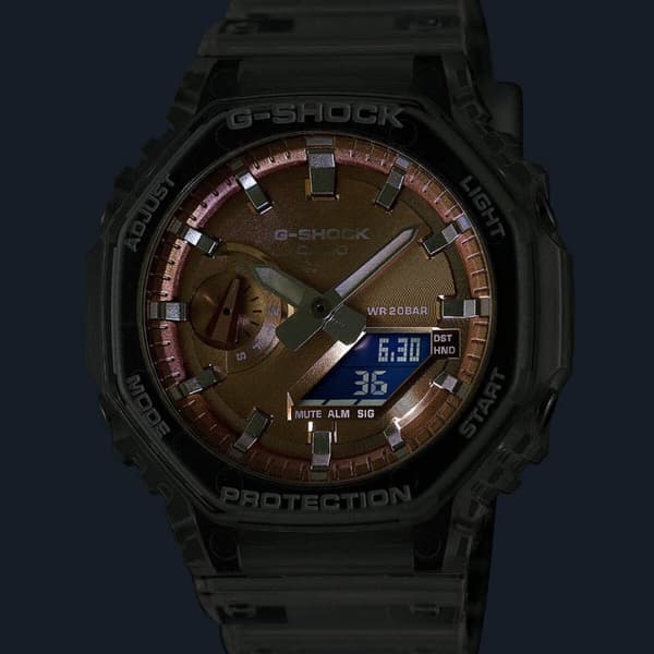 Miesten rannekellot Casio G-Shock BRIGHT METALLIC - LIGHT BLUE (Ø 44,5 mm)