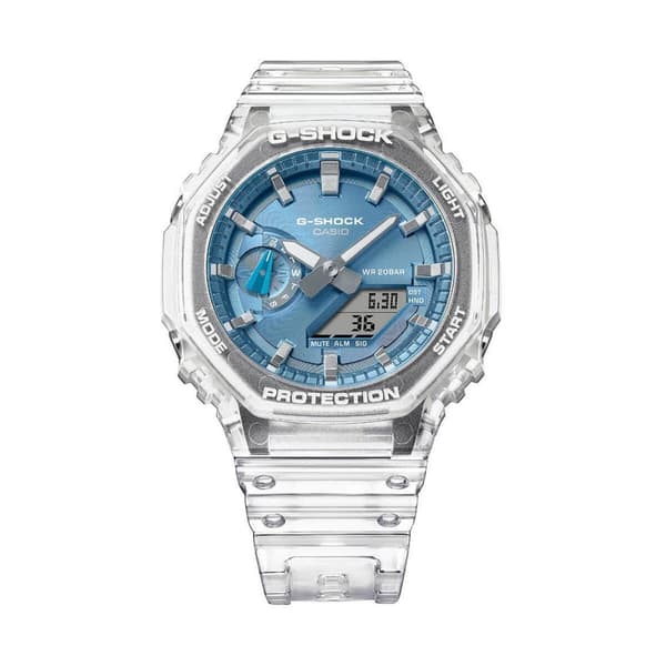 Miesten rannekellot Casio G-Shock BRIGHT METALLIC - LIGHT BLUE (Ø 44,5 mm)