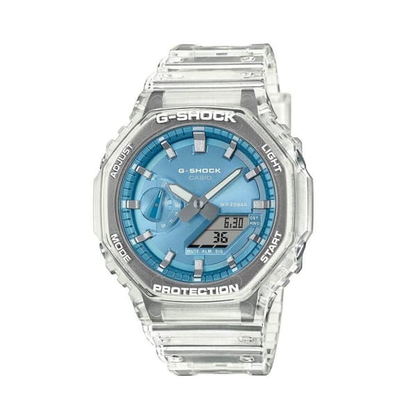 Miesten rannekellot Casio G-Shock BRIGHT METALLIC - LIGHT BLUE (Ø 44,5 mm)