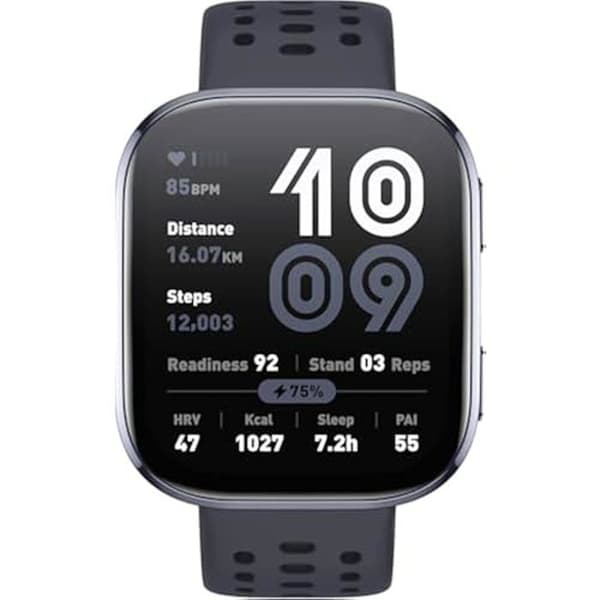 Smartwatch - AMAZFIT - Bip 6 - AMOLED-skärm 1,97" - Batteritid 14 dagar - Inbyggd GPS