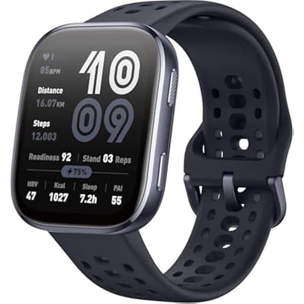 Smartwatch - AMAZFIT - Bip 6 - AMOLED-skärm 1,97" - Batteritid 14 dagar - Inbyggd GPS