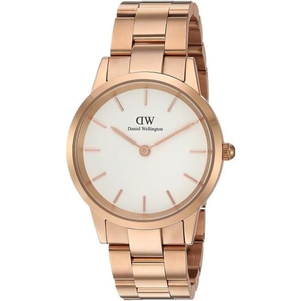 Klocka - Daniel Wellington - DW00100211 - Svart läder - 3 ATM vattentät - Kvarts