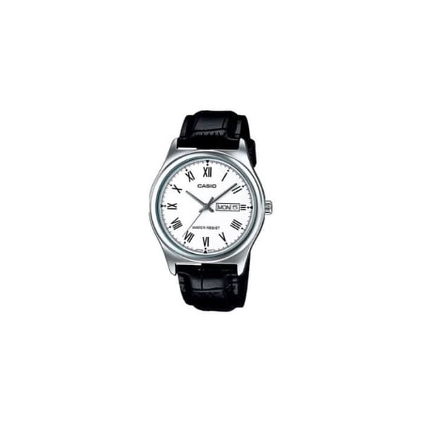 Klocka - CASIO - MTP-V006L-7B - Kvarts - Läder - Analog display