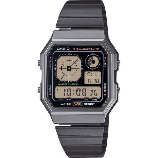 Mens Watch Casio A130WEGG-1AEF, Quartz, 34mm, 3ATM