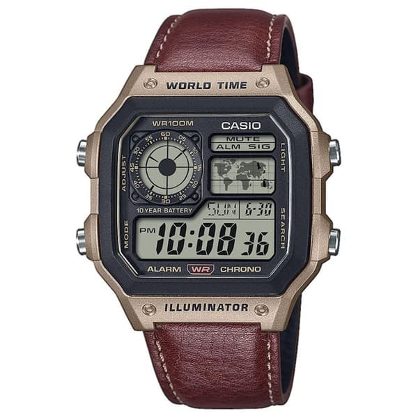 Mens Watch Casio AE-1200WHL-5AVEF, Quartz, 42mm, 10ATM