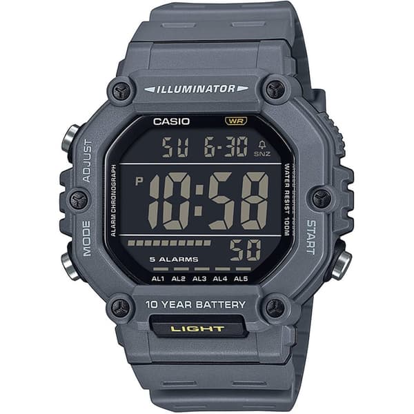 Mens Watch Casio AE-1600H-8BVEF, Quartz, 50mm, 10ATM