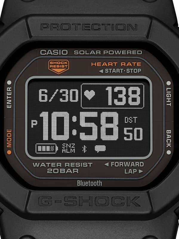 Mens Watch Casio DW-H5600-1ER, Quartz, 44mm, 20ATM