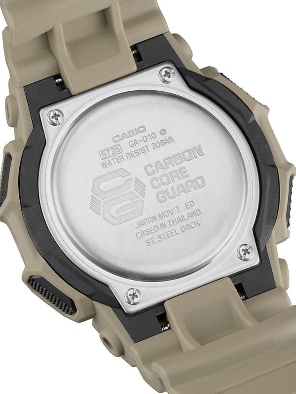 Mens Watch Casio GA-010-5AER, Quartz, 52mm, 20ATM