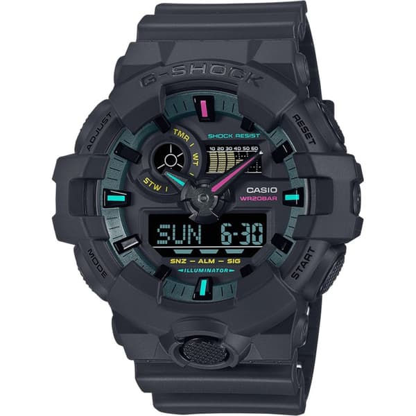Mens Watch Casio GA-700MF-1AER, Quartz, 53mm, 20ATM