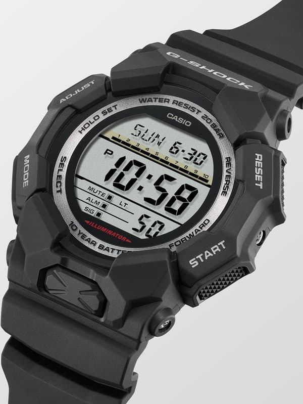 Mens Watch Casio GD-010-1ER, Quartz, 52mm, 20ATM