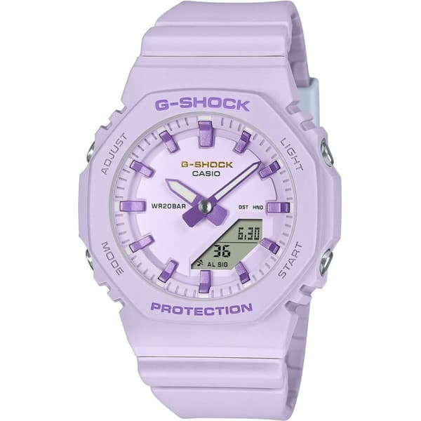 Ladies Watch Casio GMA-P2125W-6AER, Quartz, 40mm, 20ATM