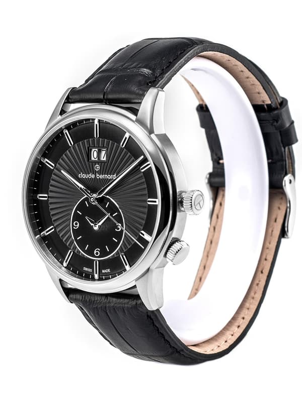 Mens Watch Claude Bernard 62007-3-NIN, Quartz, 42mm, 5ATM