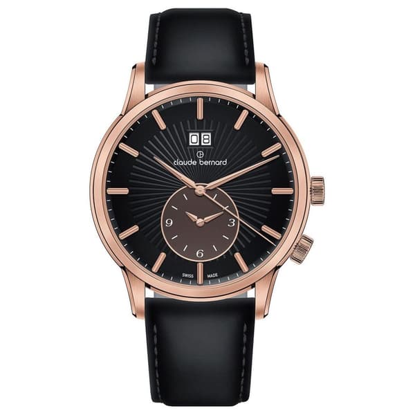 Mens Watch Claude Bernard 62007-37R-NIBRR, Quartz, 42mm, 5ATM