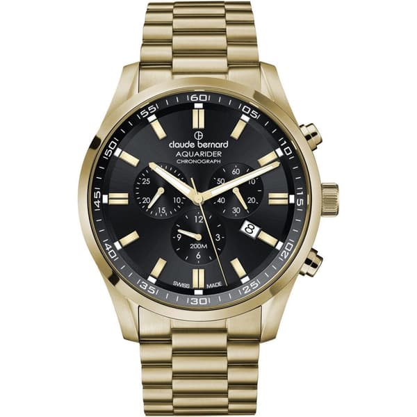 Mens Watch Claude Bernard 10222-37JM-NID, Quartz, 44mm, 20ATM