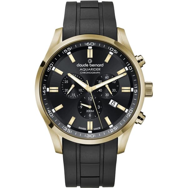 Mens Watch Claude Bernard 10222-37JCA-NID, Quartz, 44mm, 20ATM
