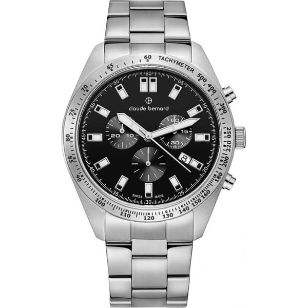 Mens Watch Claude Bernard 10247-3M-NIN, Quartz, 44mm, 5ATM