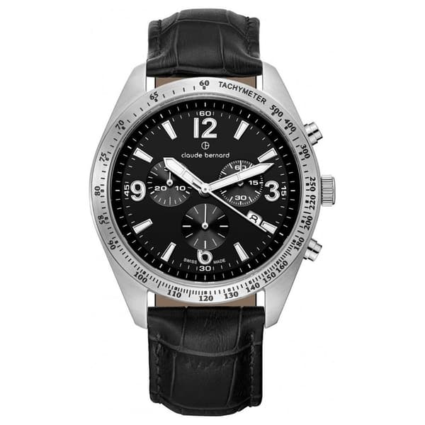 Mens Watch Claude Bernard 10247-3C-NB, Quartz, 44mm, 5ATM